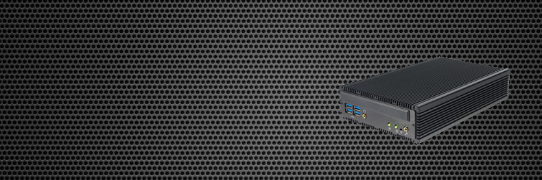 Echo 87F Industrial Fanless Mini PC with i7 Broardwell-H and Dual NIC