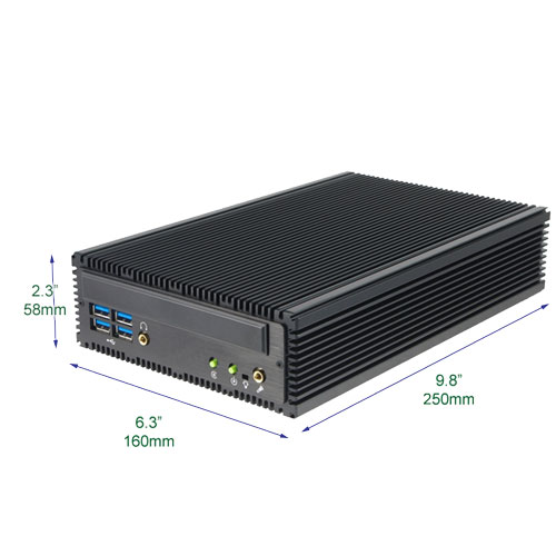 SlimPro SP695PFC is a fanless In-Vehicle computer with wide DC input